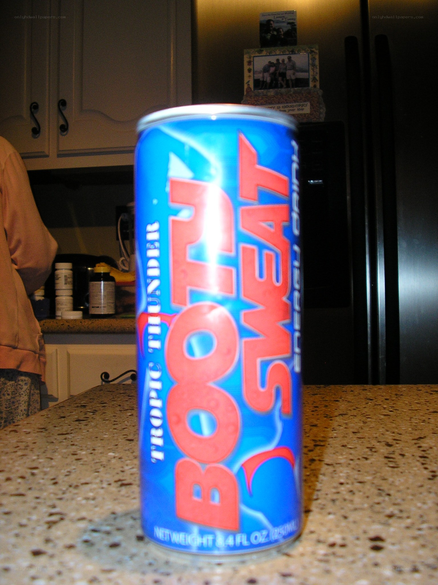 Booty Sweat energy drink can