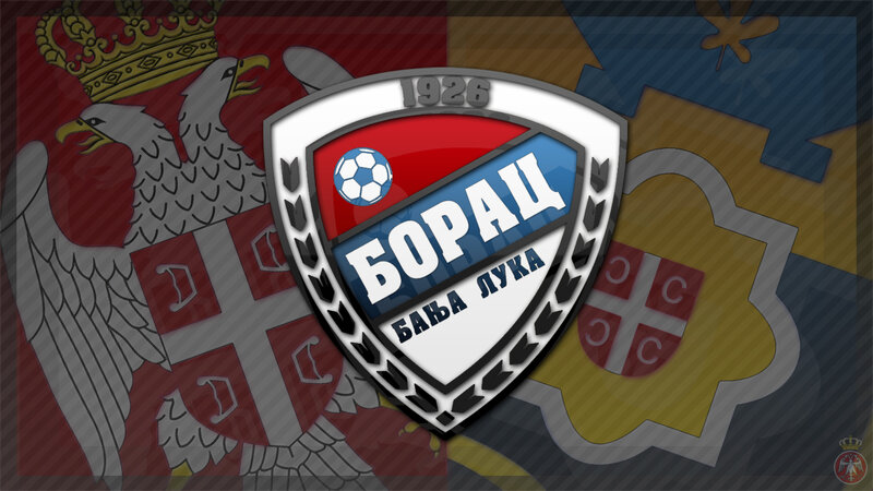 Borac Banja Luka Crest — Red, Proud