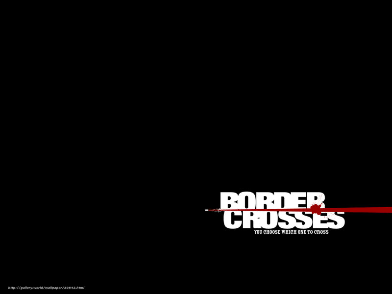 Border Crosses title art