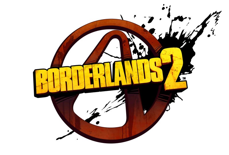 Borderlands 2 Logo — Yellow, Aggressive, Vector Art