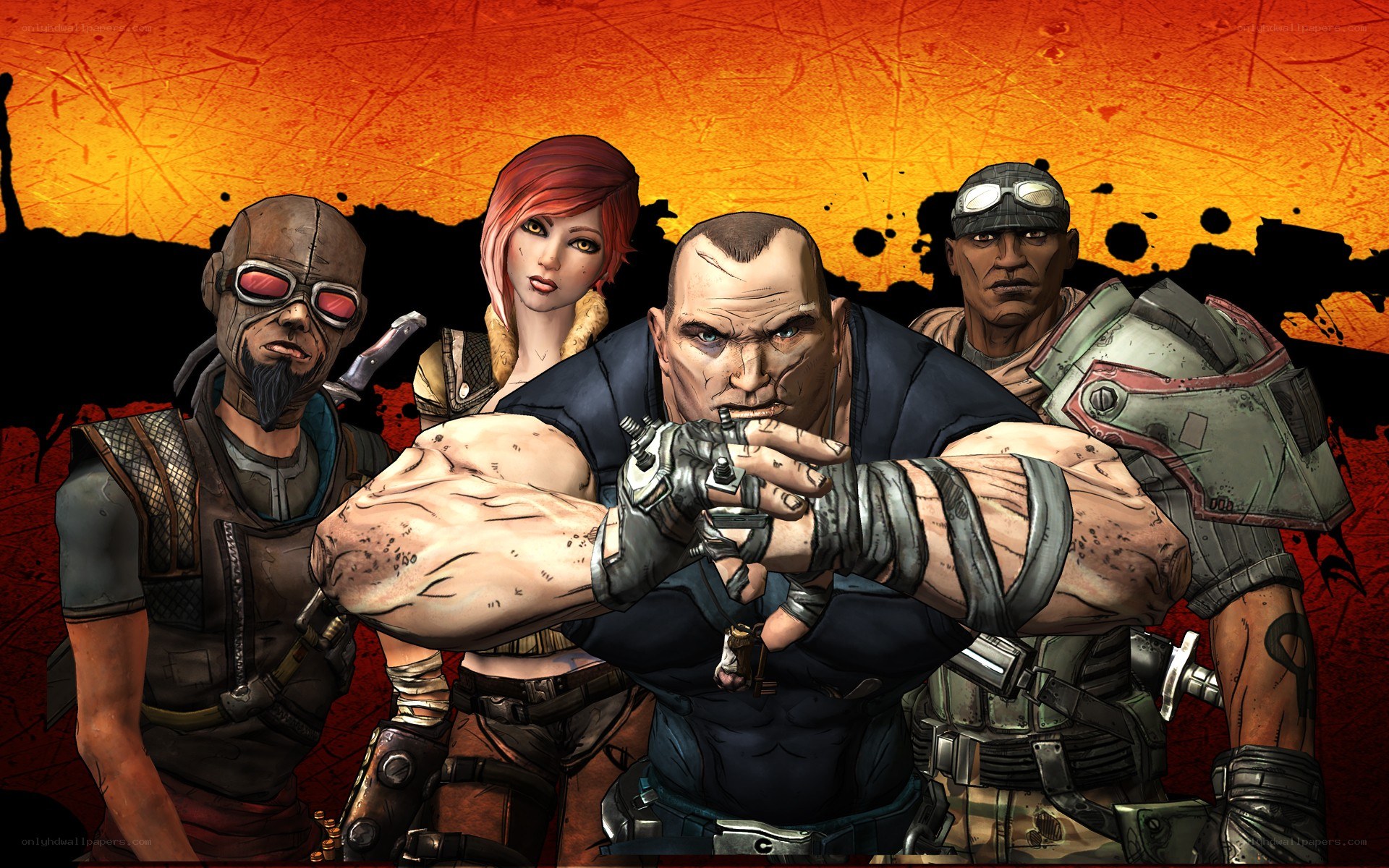 Borderlands character group portrait