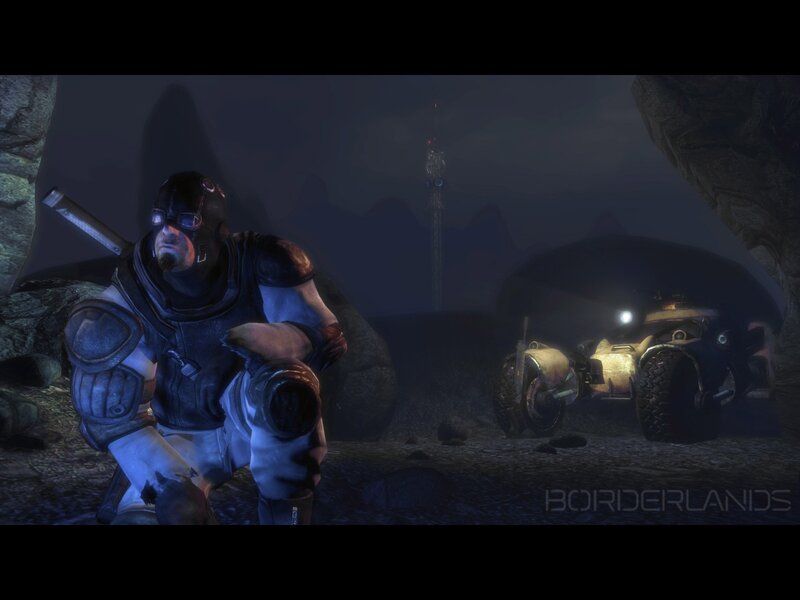 Borderlands character in cave