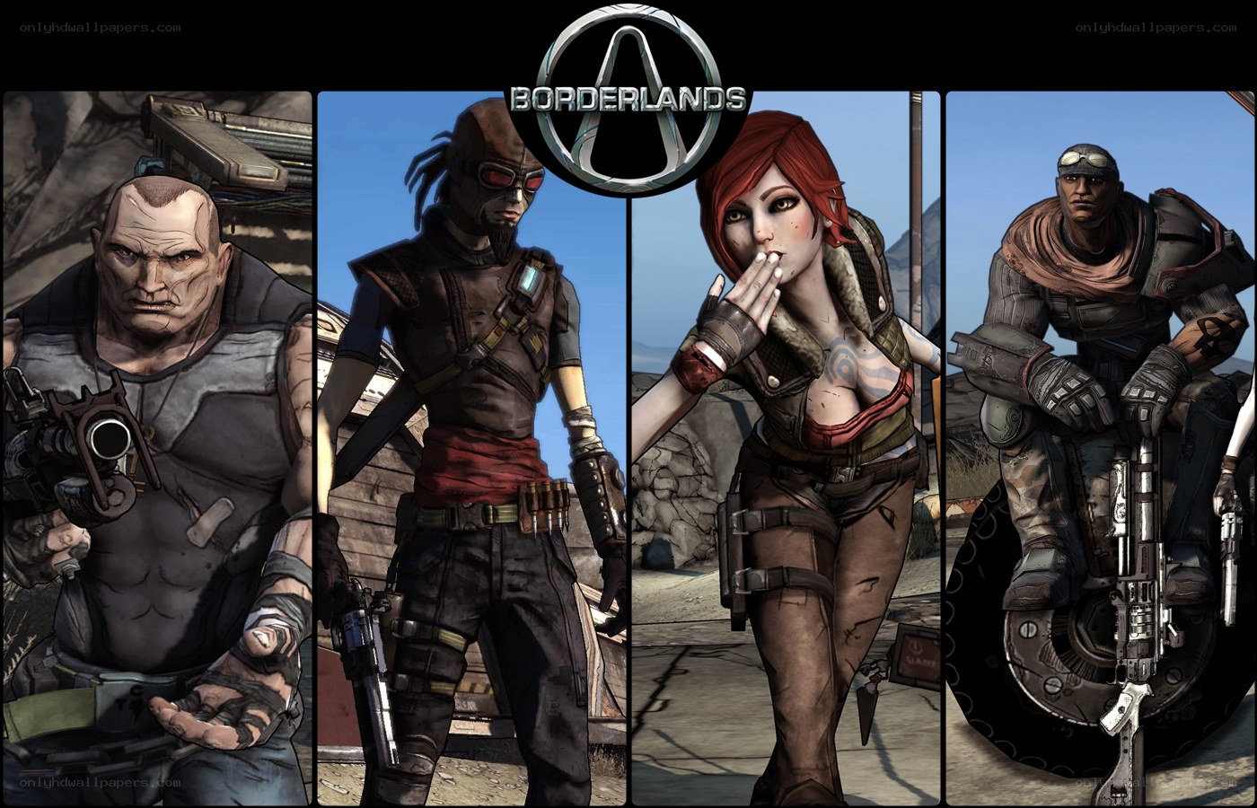Borderlands characters collage