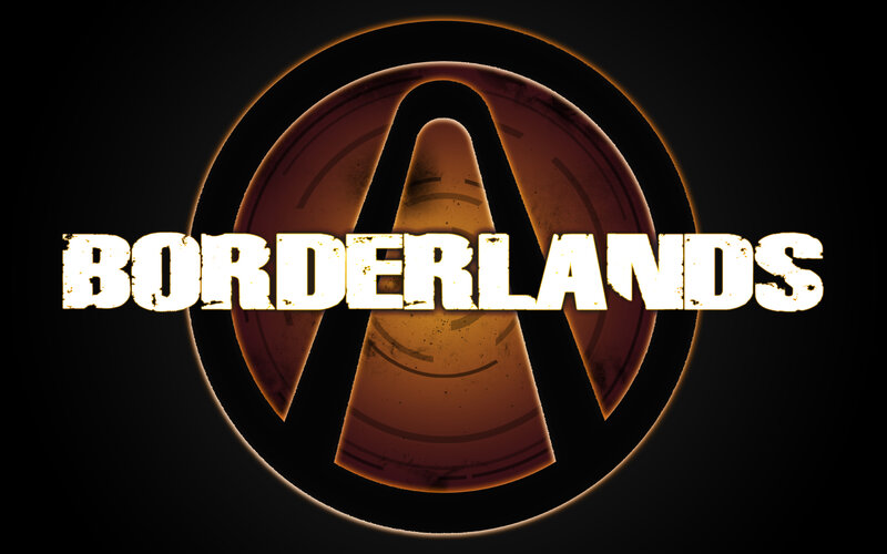 Borderlands Logo — Black, Dramatic