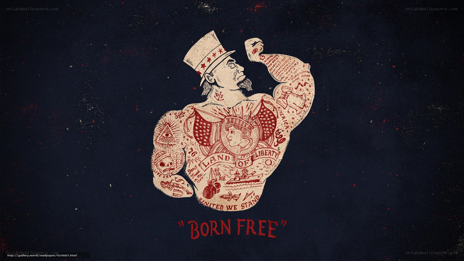 Born Free patriotic artwork