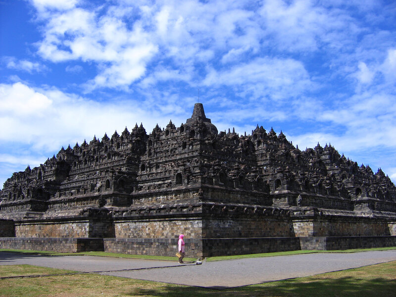 Borobudur temple in Indonesia