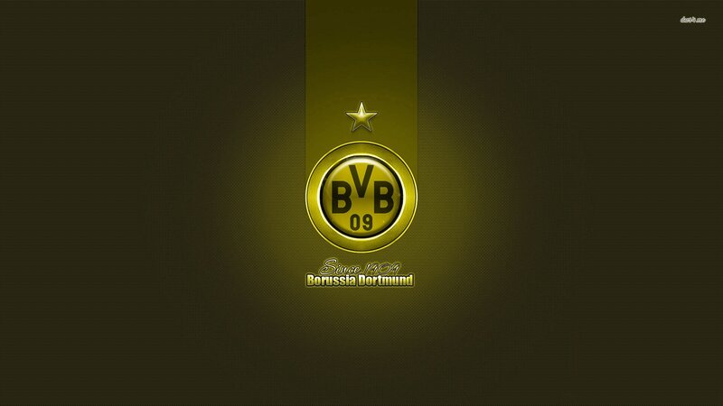 Borussia Dortmund Logo — Black, Dramatic