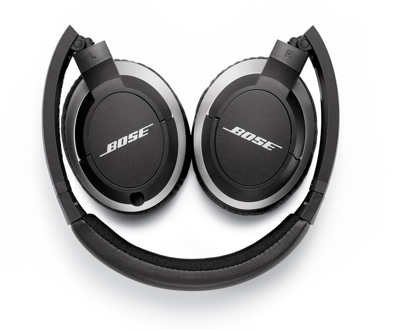 Bose headphones on white background