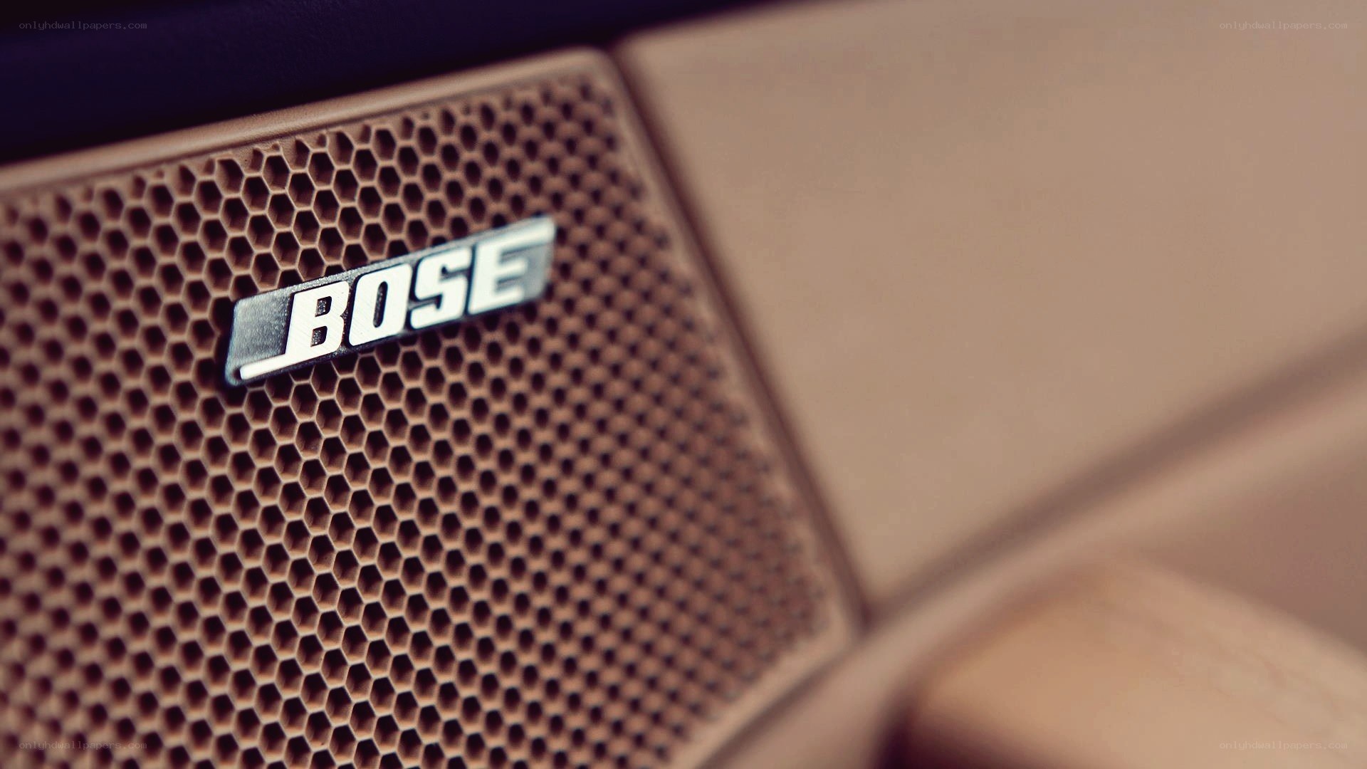 Bose speaker grille in car