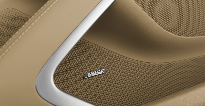 Bose speaker in car interior