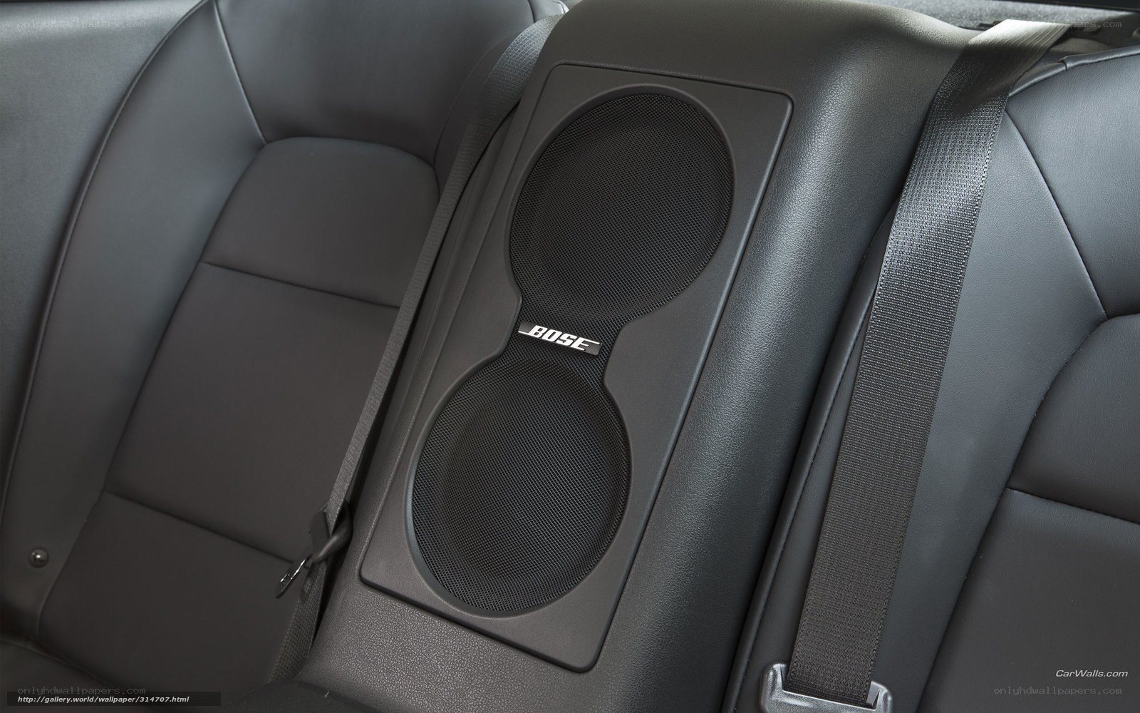 Bose speakers in car interior