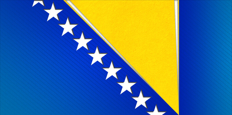 Bosnia and Herzegovina Flag — Blue