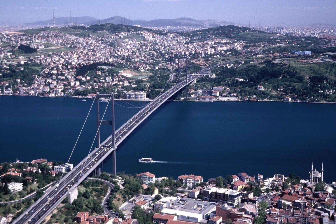 Bosphorus Bridge and Istanbul