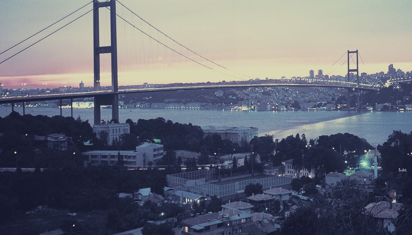Bosphorus Bridge at dusk