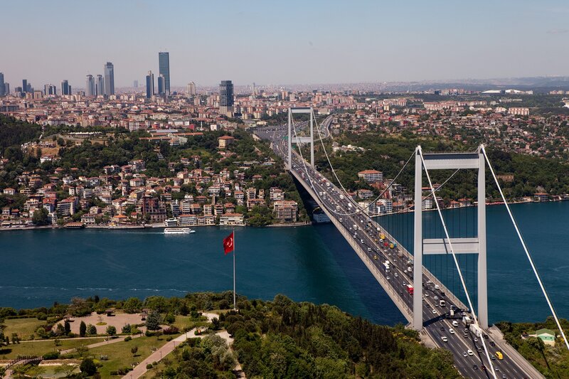Bosphorus Bridge — Blue