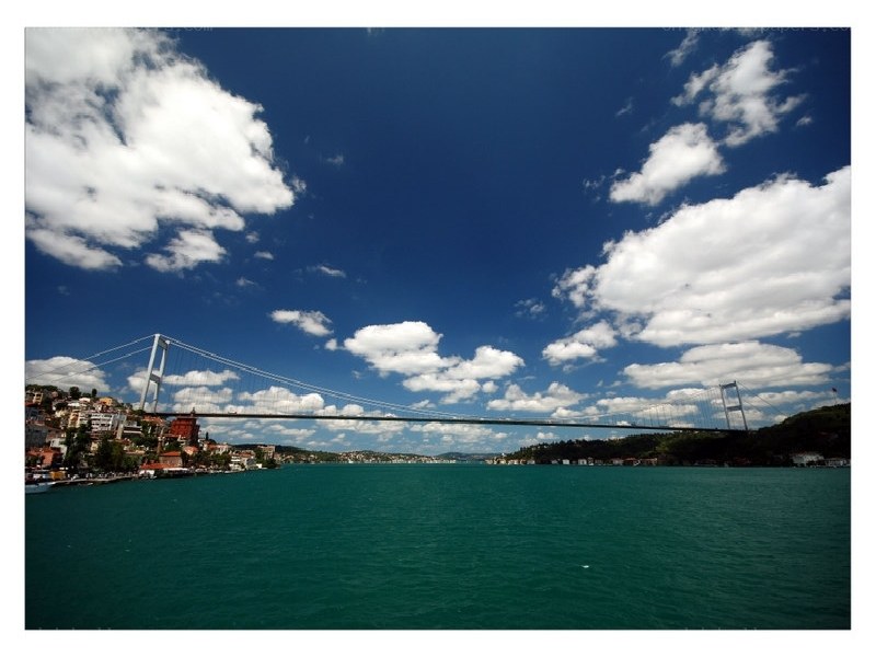 Bosphorus Bridge on a sunny day