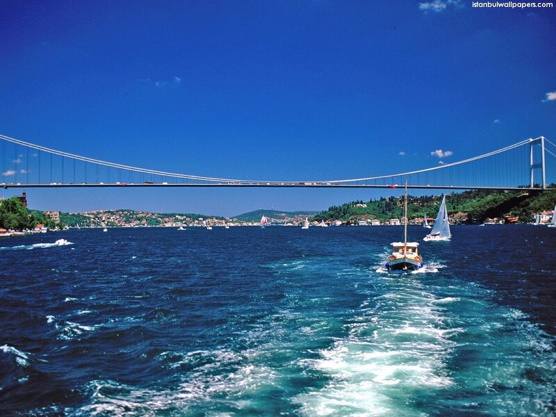 Bosphorus Bridge View — Blue