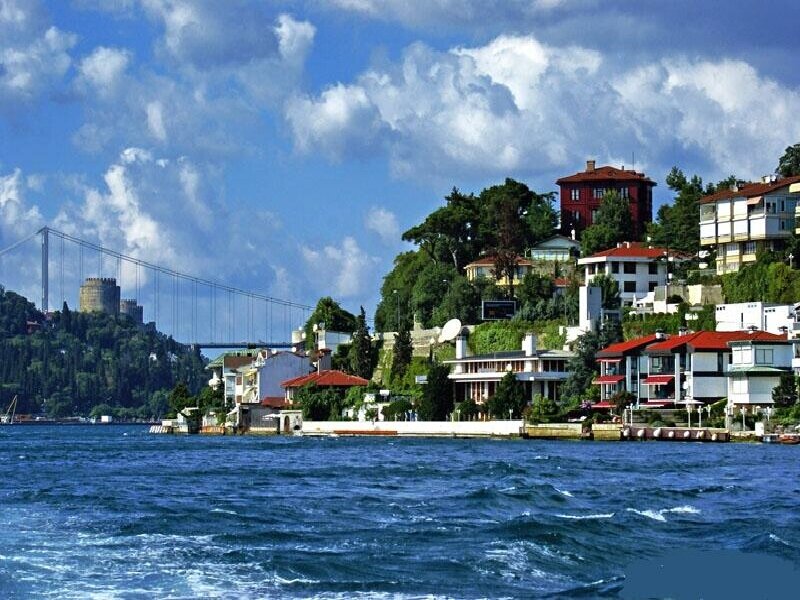 Bosphorus view with bridge