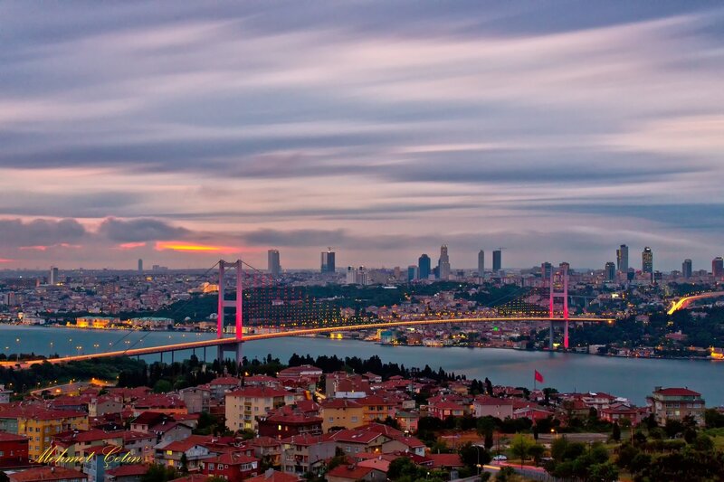 Bosporus Bridge at Dusk
