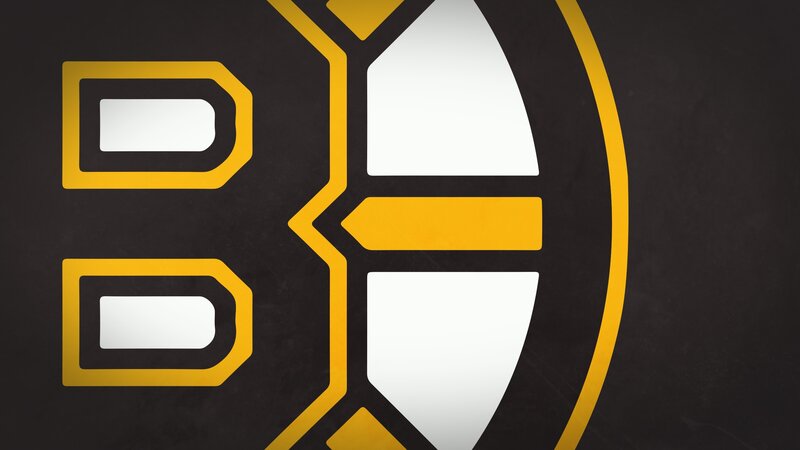 Boston Bruins Logo — Black, Bold, Vector Art, Letter B