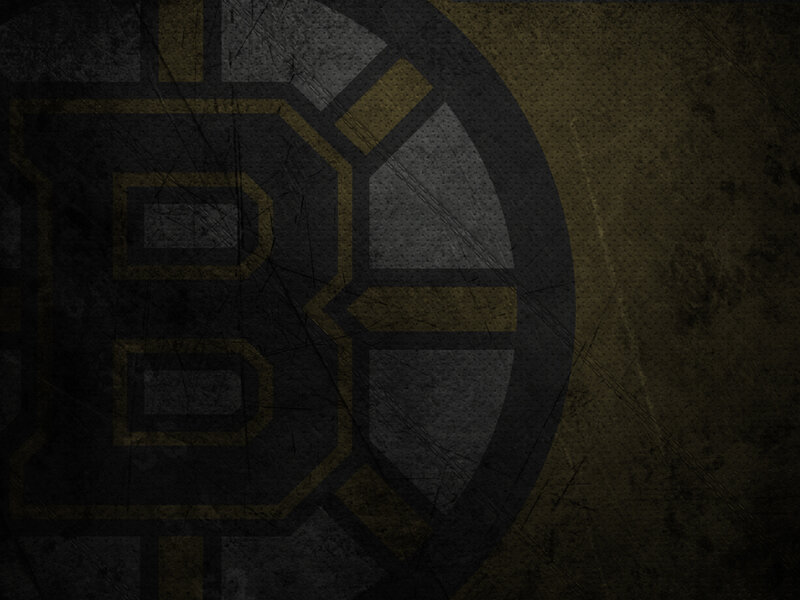 Boston Bruins Logo — Black, Dark