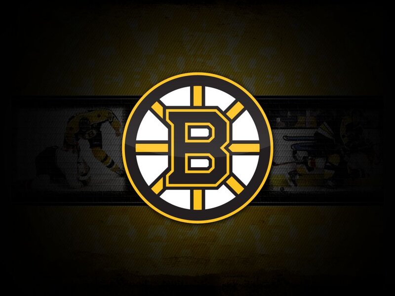 Boston Bruins Logo — Black, Dramatic