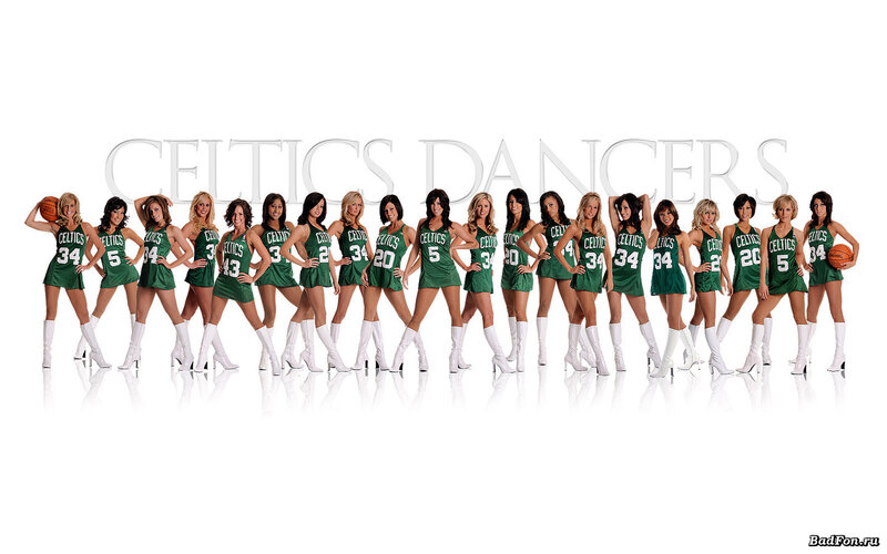 Boston Celtics Dancers — Green