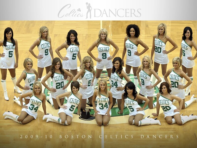 Boston Celtics Dancers Team Photo