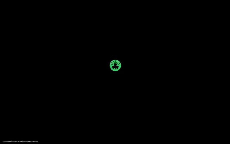 Boston Celtics logo on black