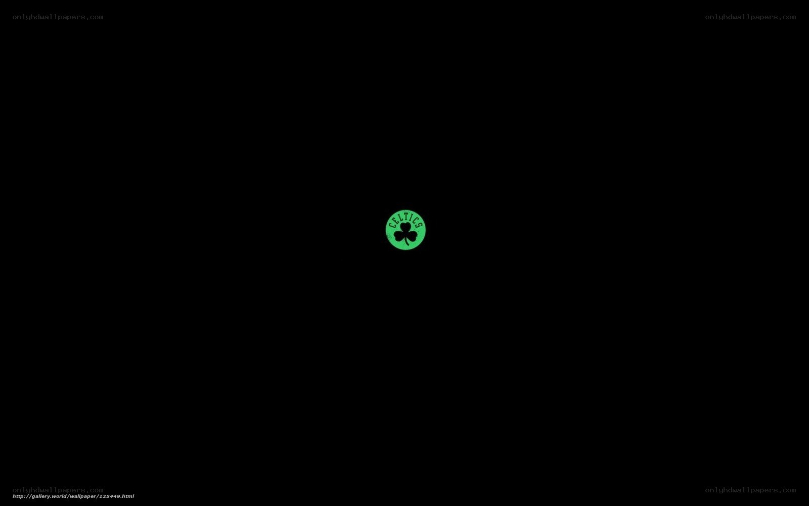 Boston Celtics logo on black