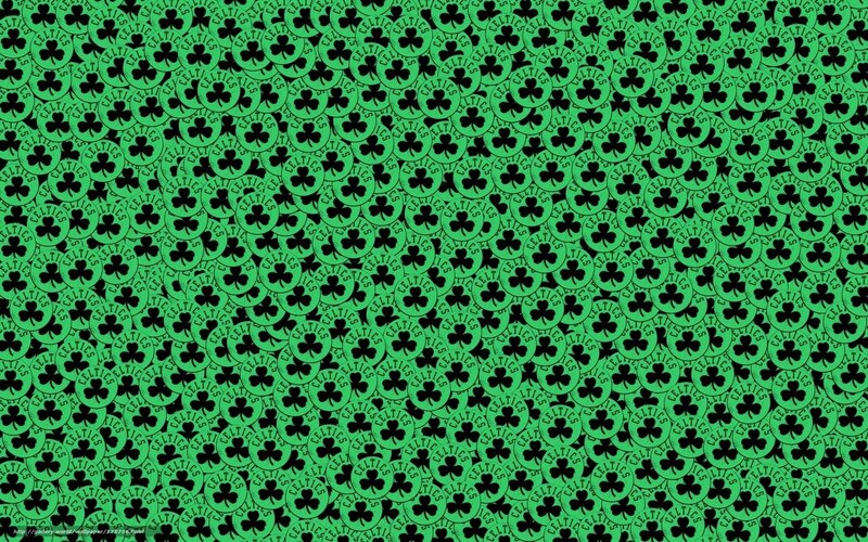Boston Celtics logo pattern