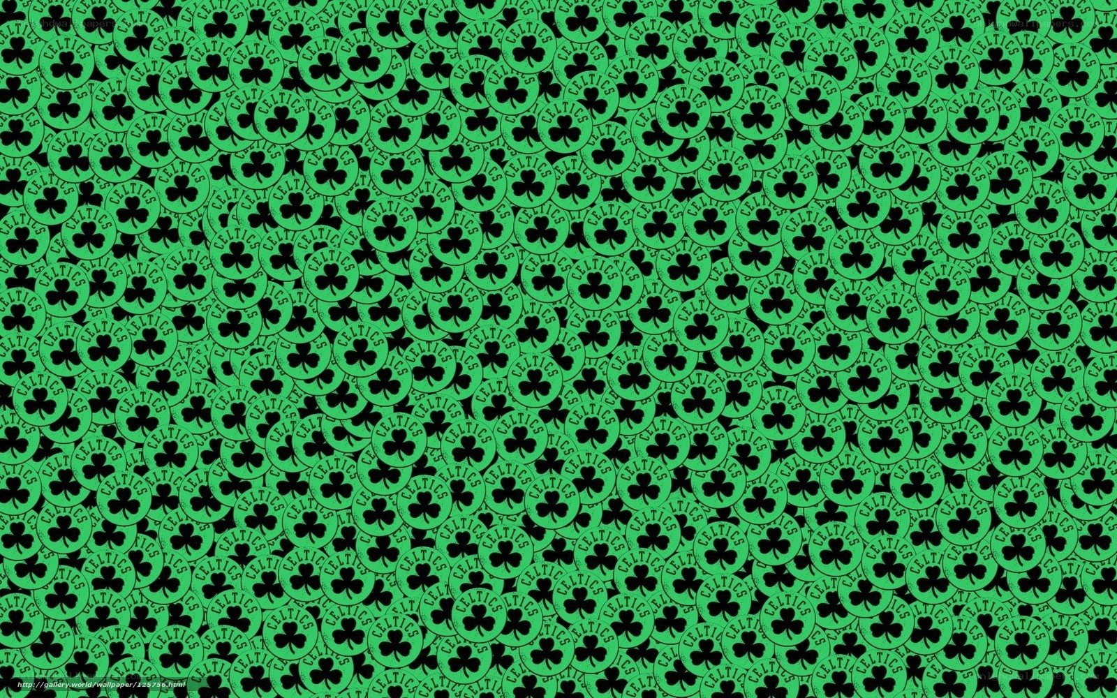 Boston Celtics logo pattern