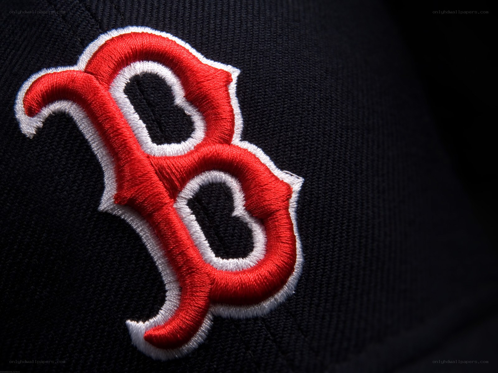 Boston Red Sox logo on cap