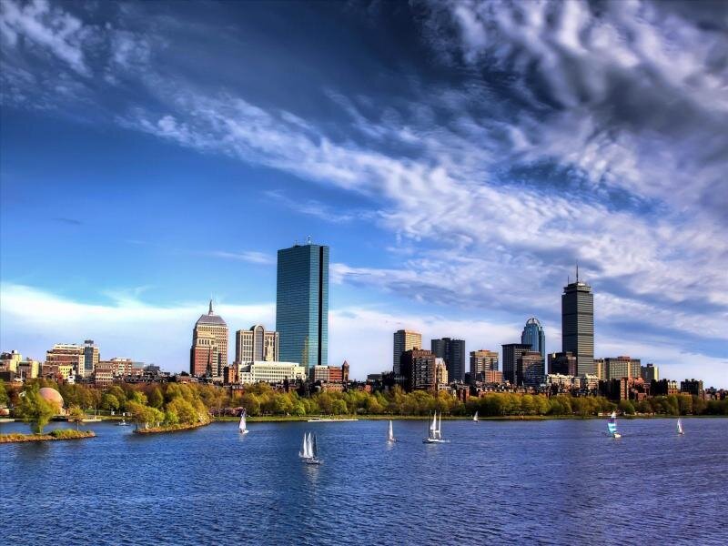 Boston Skyline and Charles River