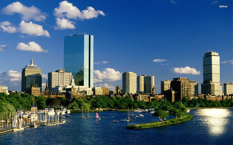 Boston Skyline and River