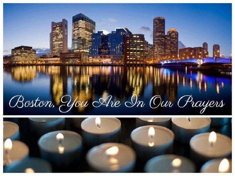 Boston Skyline at Dusk — Blue, Somber