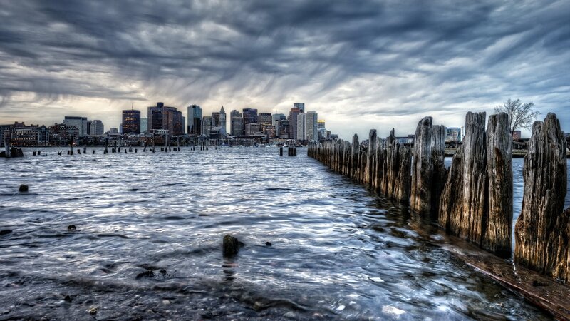 Boston Skyline from Water