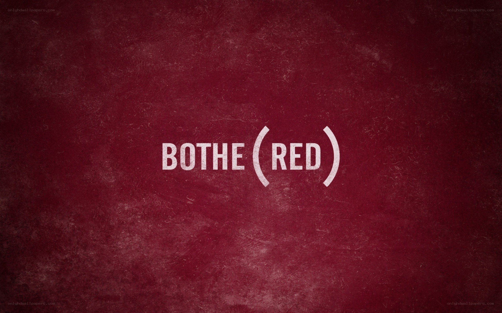 Both Red text on red background