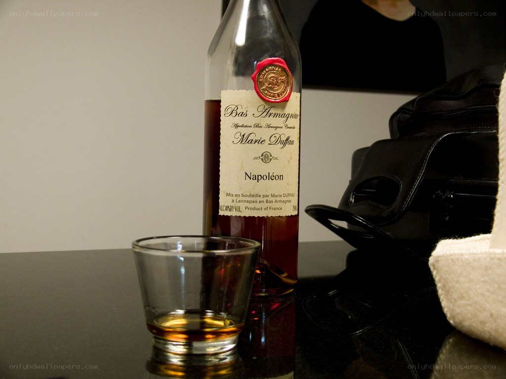 Bottle of Bas Armagnac
