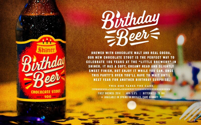 Bottle of Birthday Beer
