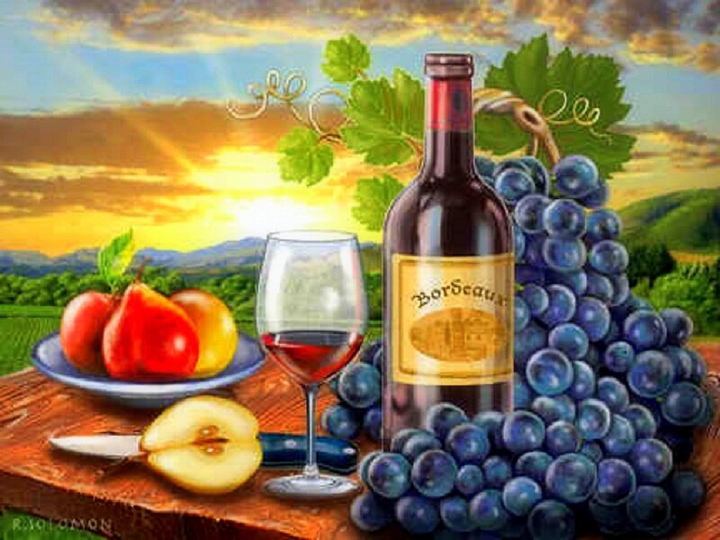 Bottle of Bordeaux Wine