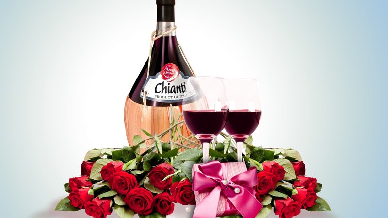 Bottle of Chianti Wine