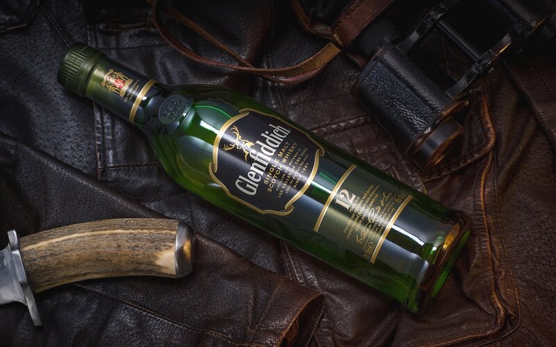 Bottle of Glenfiddich Whisky