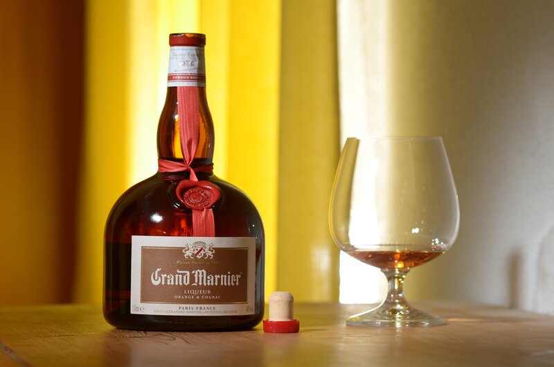 Bottle of Grand Marnier liqueur