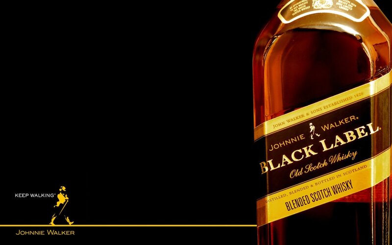 Bottle of Johnnie Walker