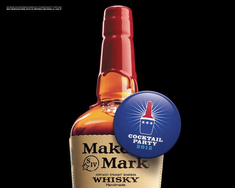 Bottle of Maker's Mark — Black