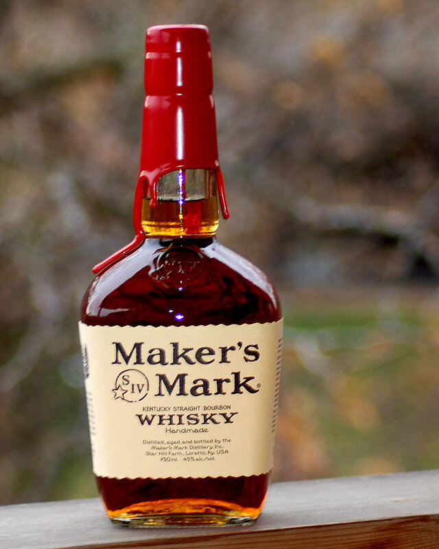 Bottle of Maker's Mark Whisky