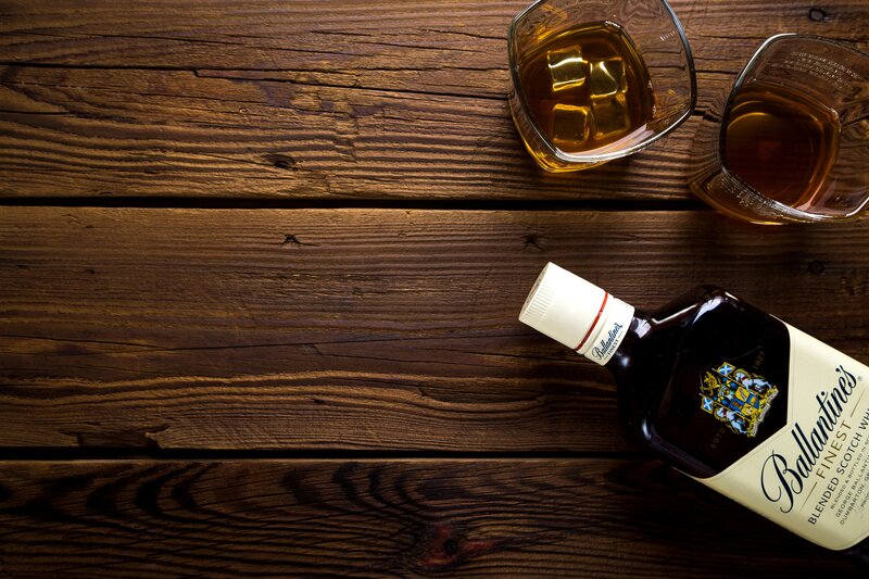Bottle of Whiskey — Brown