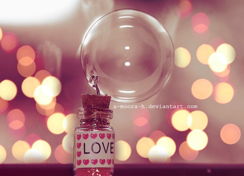 Bottle with Bubble