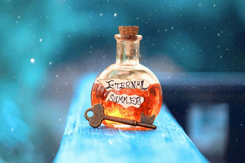 Bottle with Key